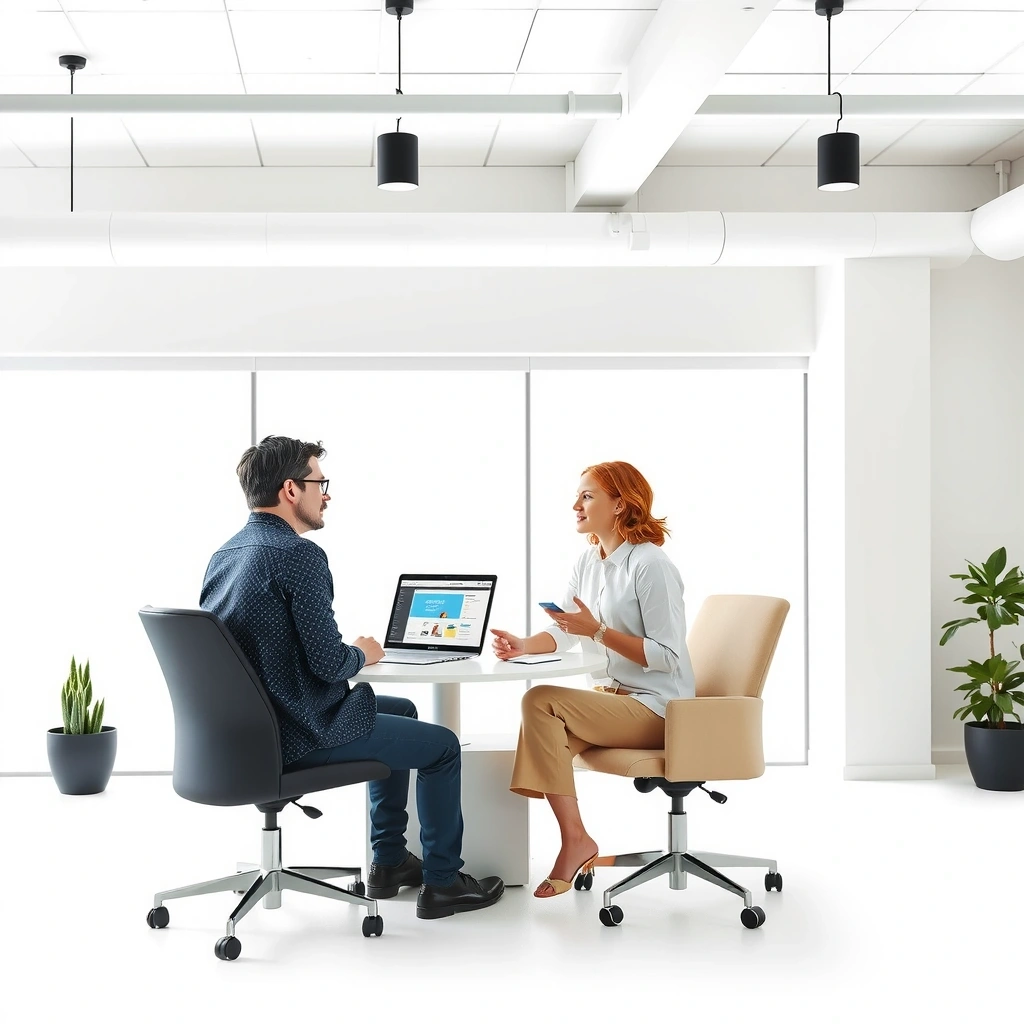 Web design consultation and project planning